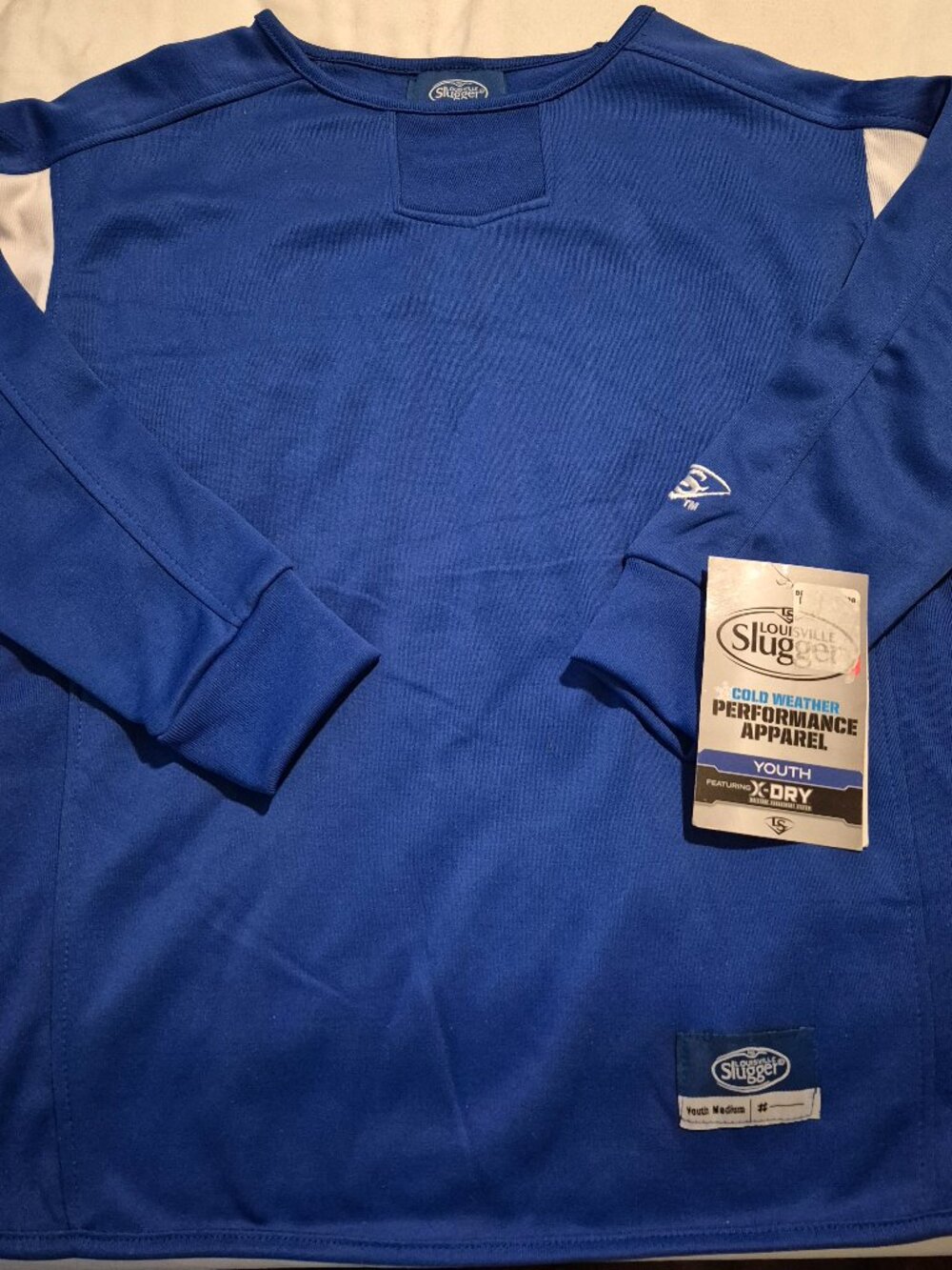 Louisville Slugger Cold Weather Performance Dugout Pullover Youth Size M NWT